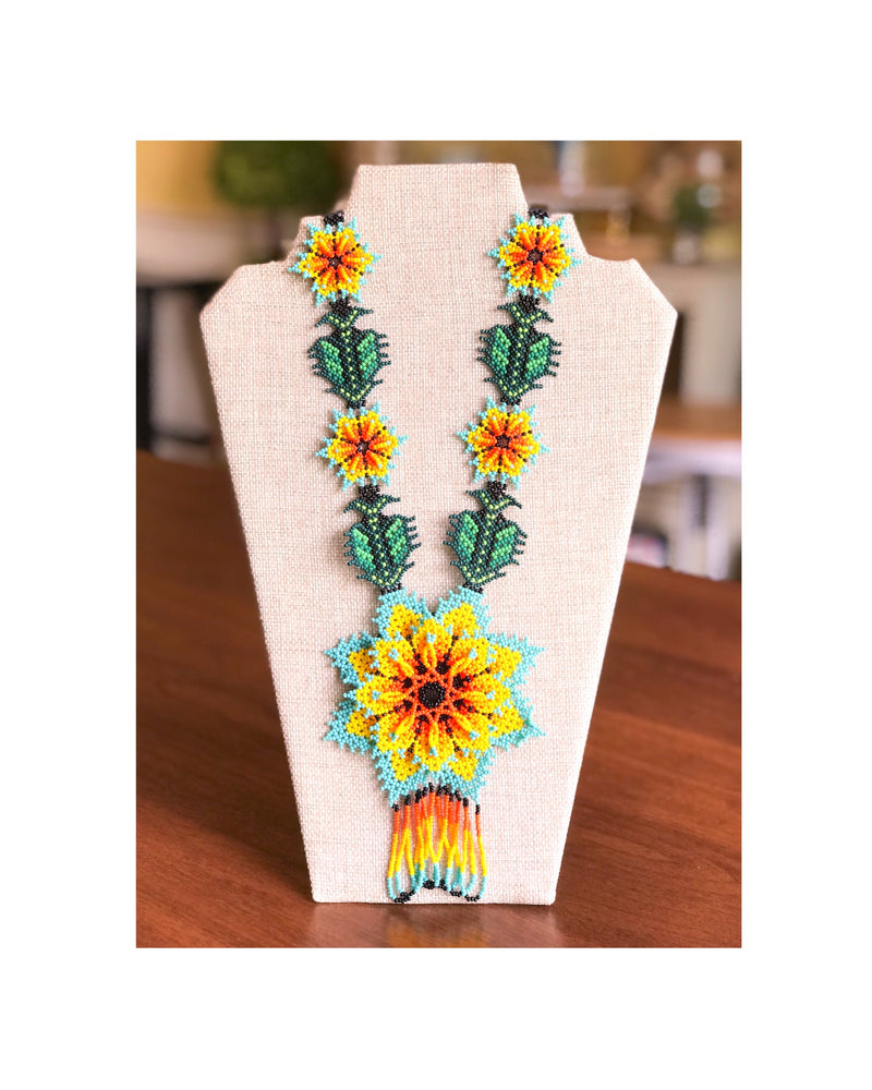 XINHUADSH Women Necklace Colorful Beaded Flower Jewelry Electroplating Beads  Clavicle Chain Birthday Gift - Walmart.com